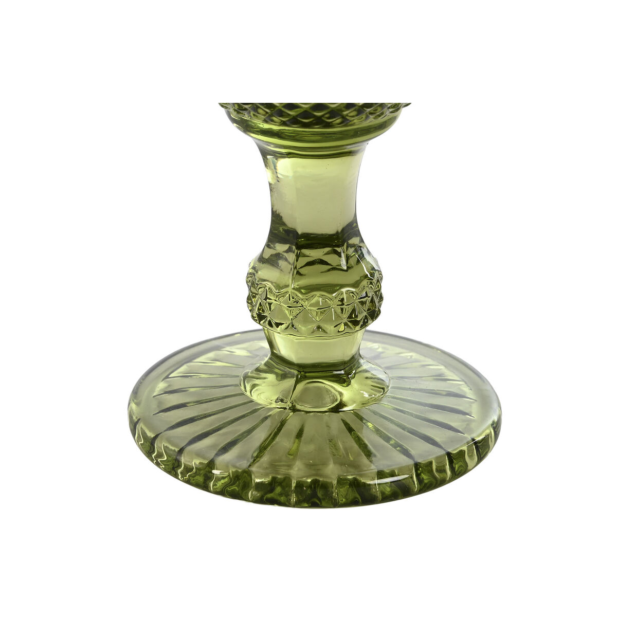 Sæt med glas DKD Home Decor Grøn Krystal 325 ml